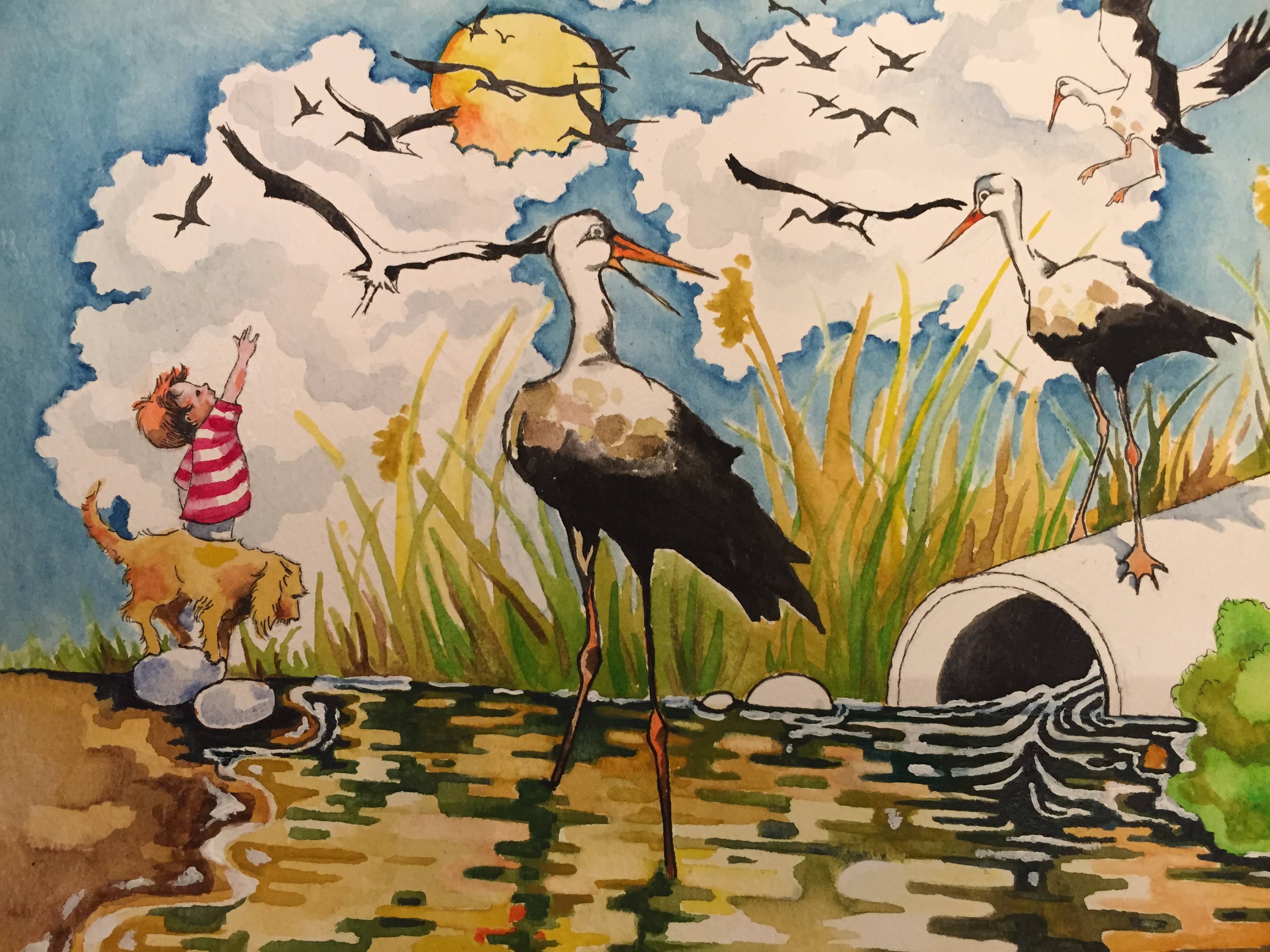 האגם by Mirik Snir - Illustrated by Carmel - Ourboox.com