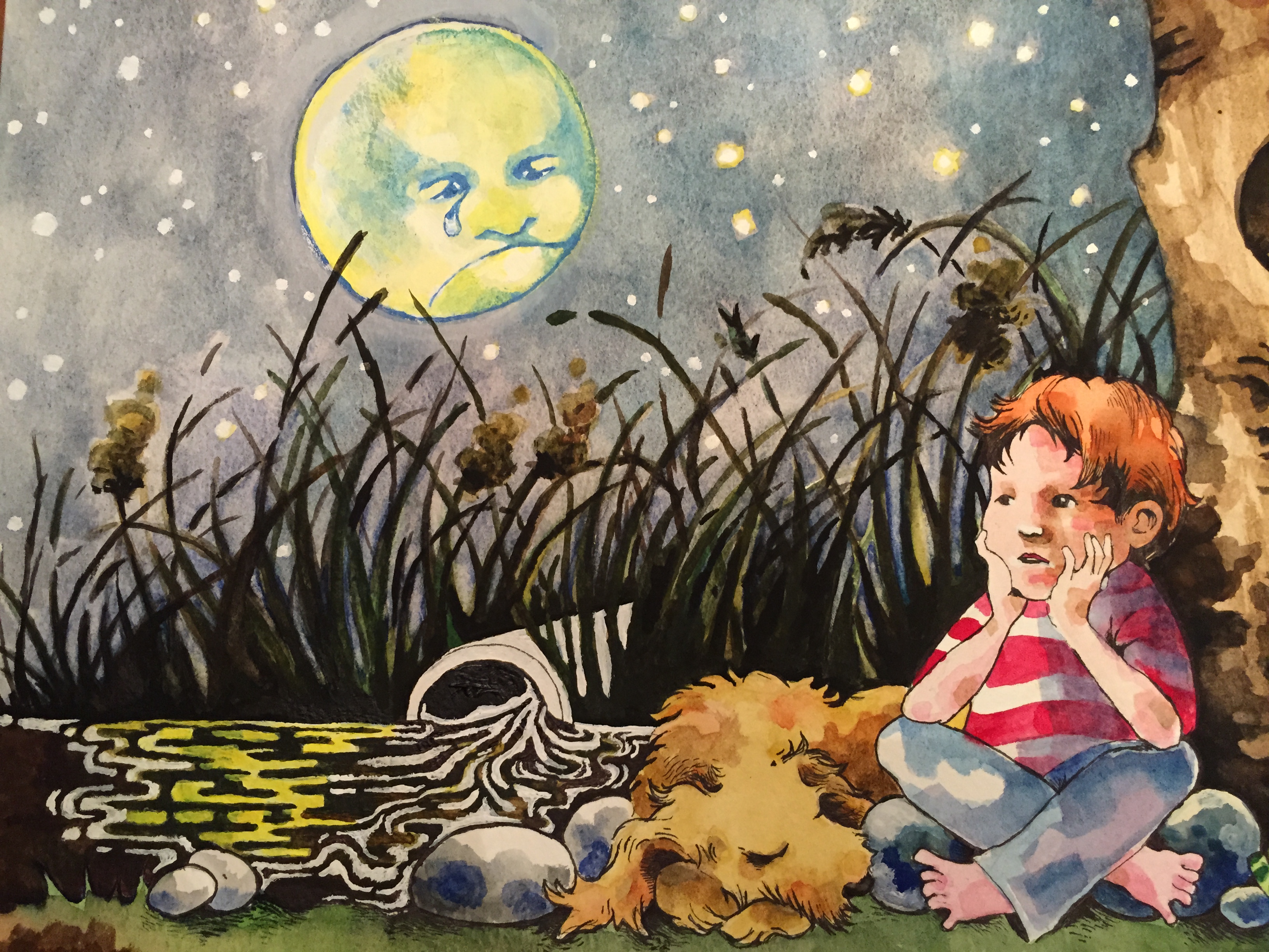 האגם by Mirik Snir - Illustrated by Carmel - Ourboox.com