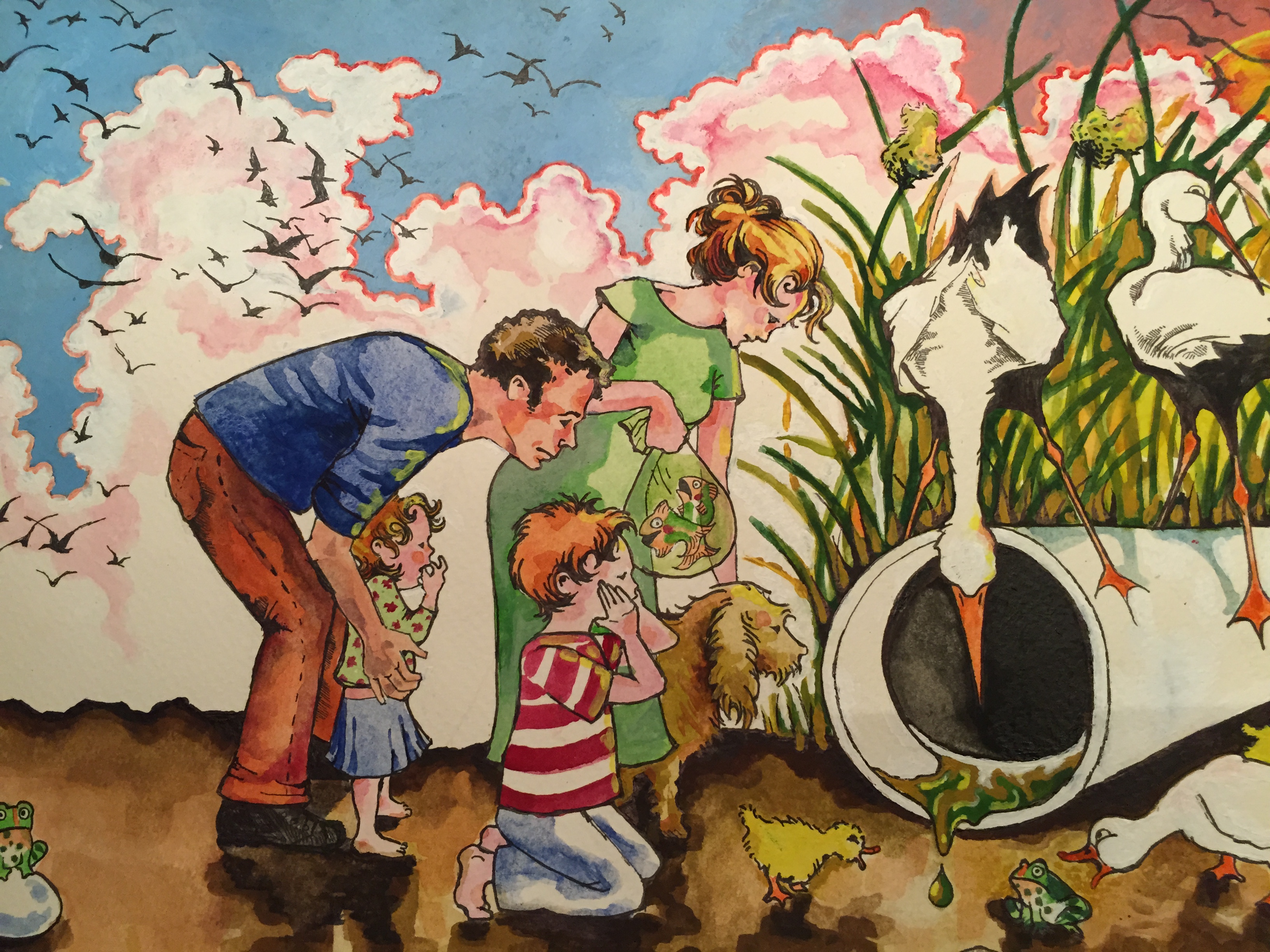 האגם by Mirik Snir - Illustrated by Carmel - Ourboox.com
