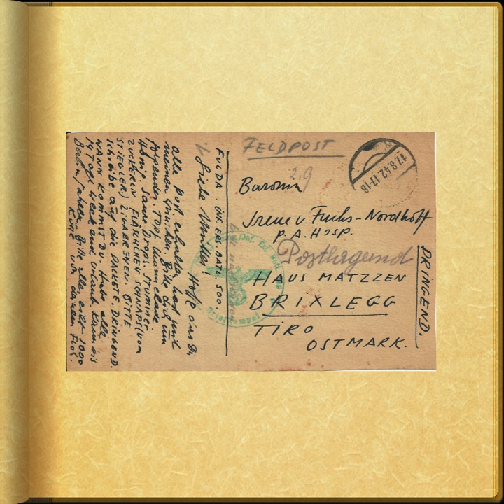 Wartime Postcards to my Mother by Stephen Pohlmann - Illustrated by Baron Florenz von Fuchs-Nordhoff - Ourboox.com