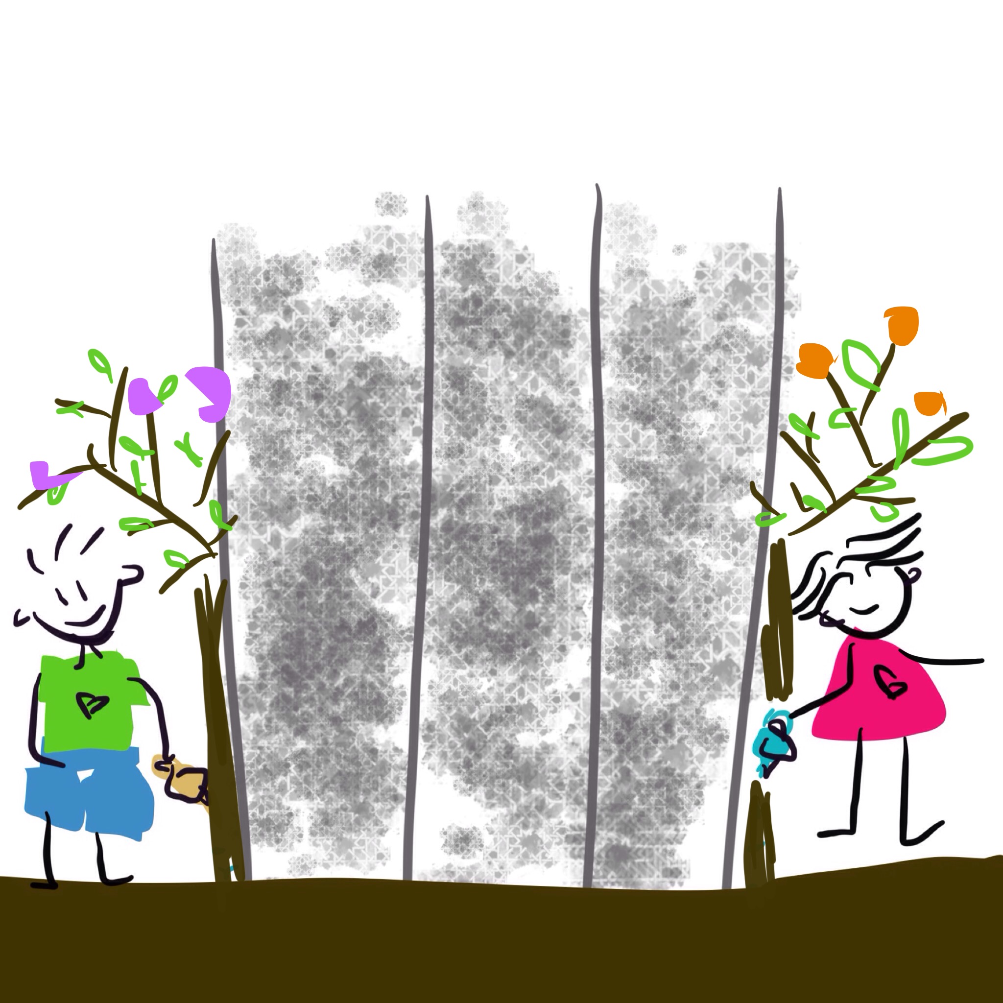 Na’ama, Na’im and the Wall by Sigal Magen - Illustrated by Sigal Magen - Ourboox.com