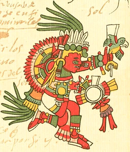 Tonatiuh, the sun god.