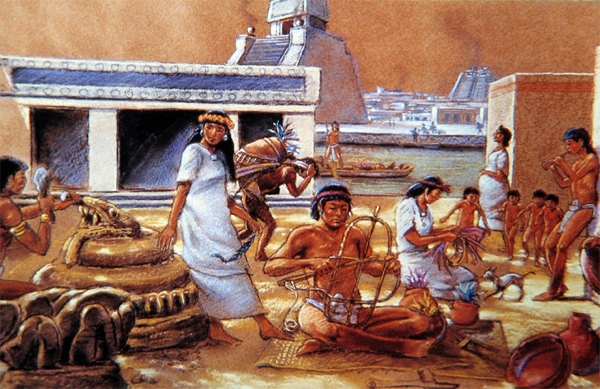 The Rise and Fall of the Aztecs by Group Project - Illustrated by Aidan Klatt, Thalia Lopez, and Melissa Kajtazovic - Ourboox.com
