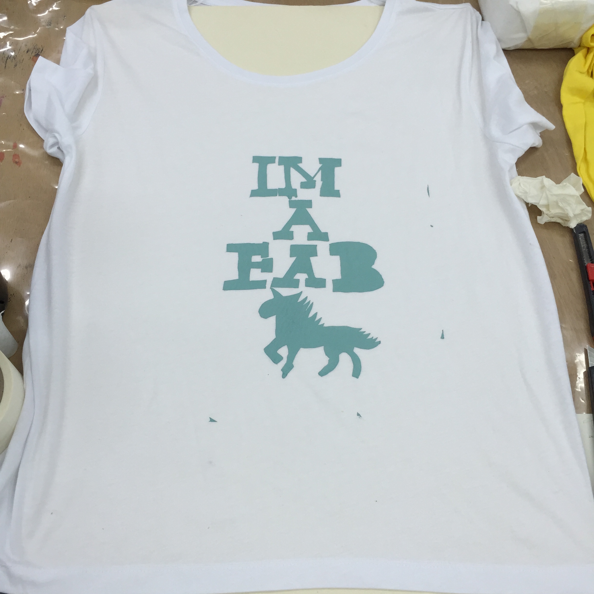 Making t-shirts at Shenkar by Mel Rosenberg - מל רוזנברג - Ourboox.com