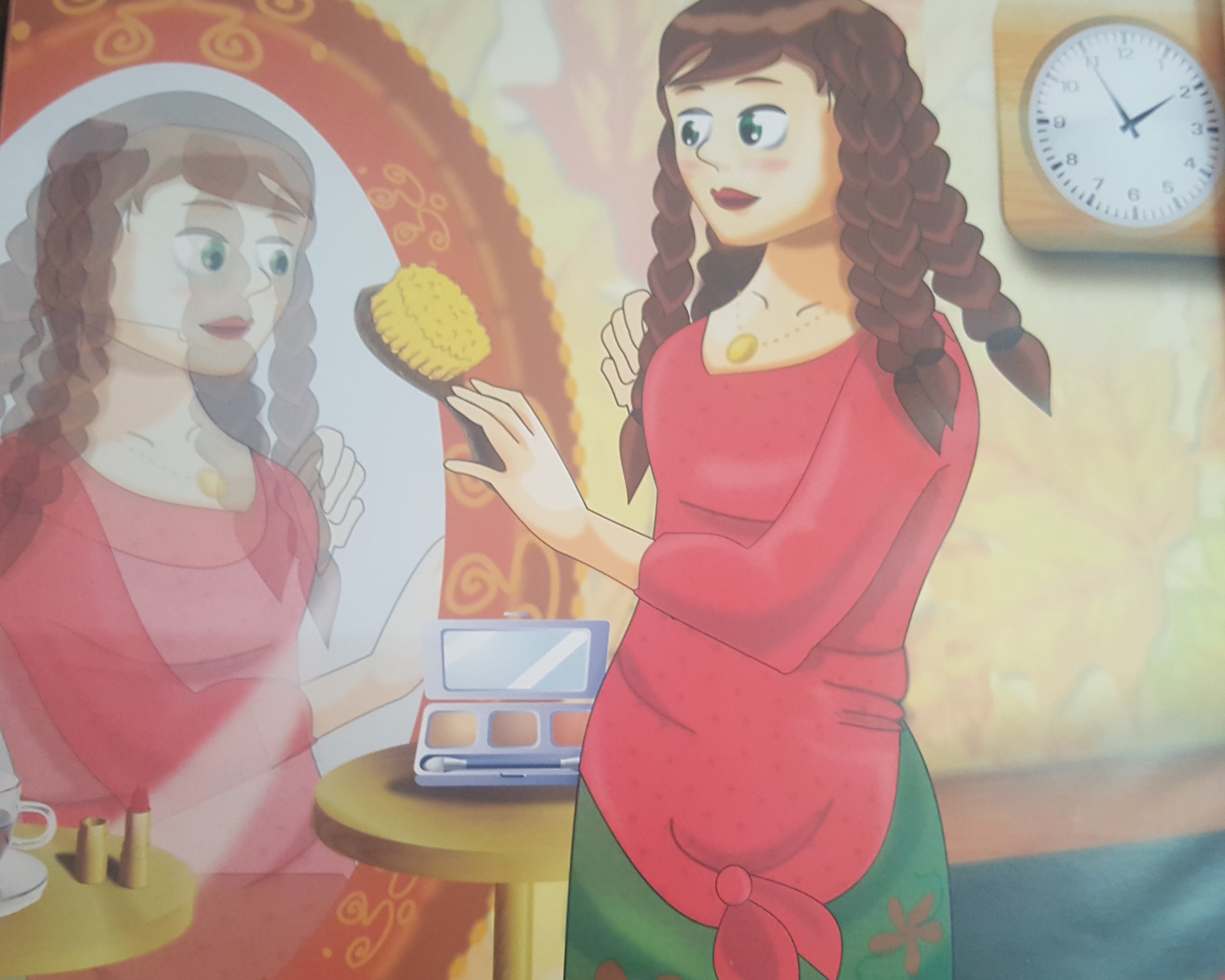 جَديلَةُ أُمِّي by ahlam anabousy - Illustrated by شيراز مراعنة، أحلام عنبوسي - Ourboox.com