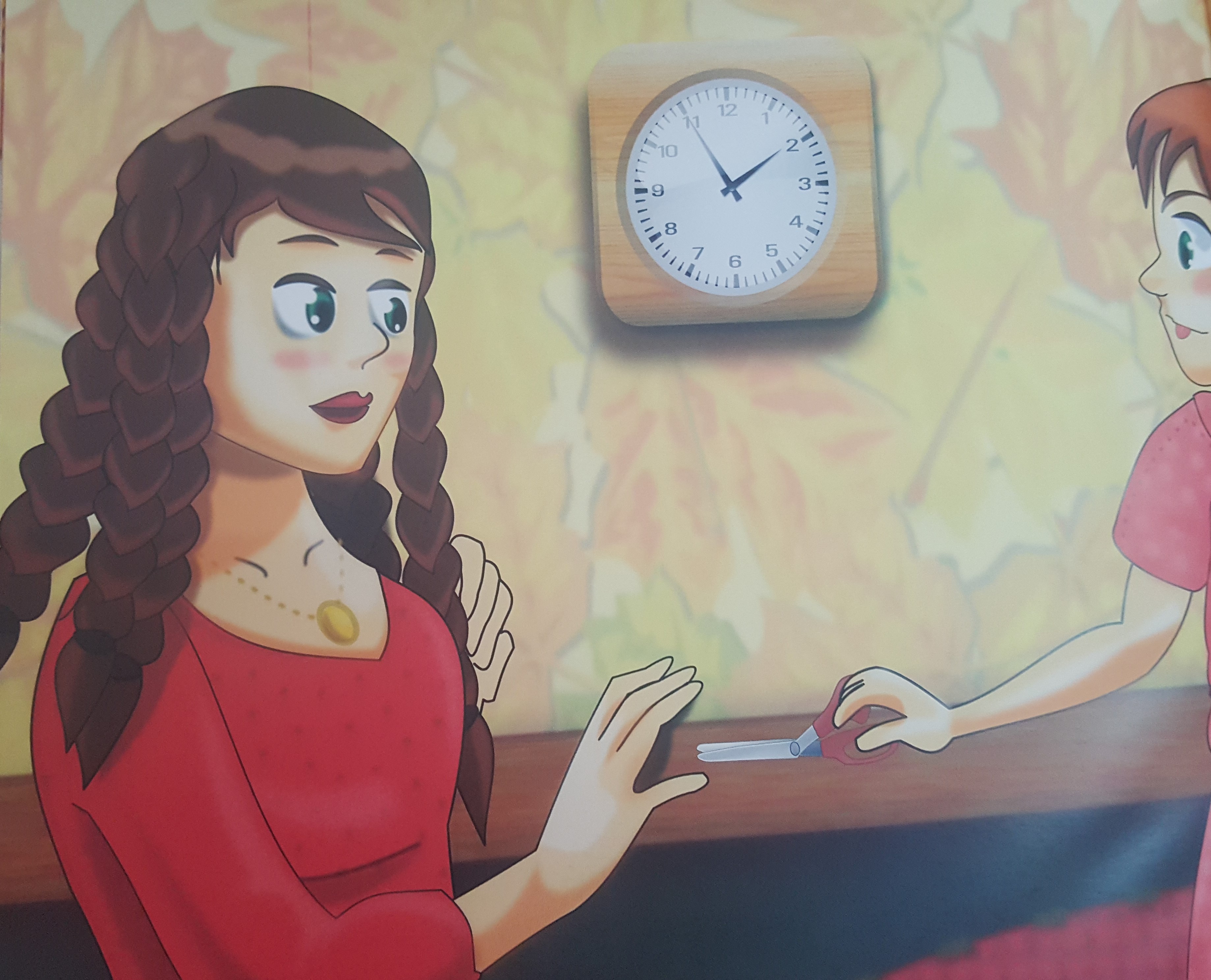 جَديلَةُ أُمِّي by ahlam anabousy - Illustrated by شيراز مراعنة، أحلام عنبوسي - Ourboox.com