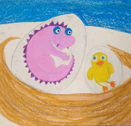 הברווזון והדרקון by Rotem Omri - Illustrated by רתם, שני, דניאל, אסתר, אמאל, רעות - Ourboox.com