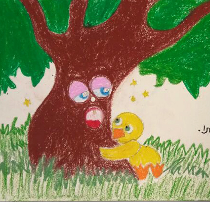 הברווזון והדרקון by Rotem Omri - Illustrated by רתם, שני, דניאל, אסתר, אמאל, רעות - Ourboox.com