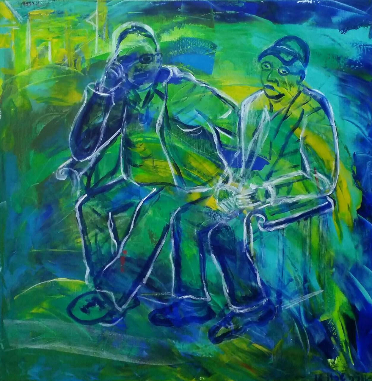 צבעי הדממה תערוכת מחווה לסיימון וגרפונקל by sigal aybes - Illustrated by אוצר: אבי אבנר - Ourboox.com
