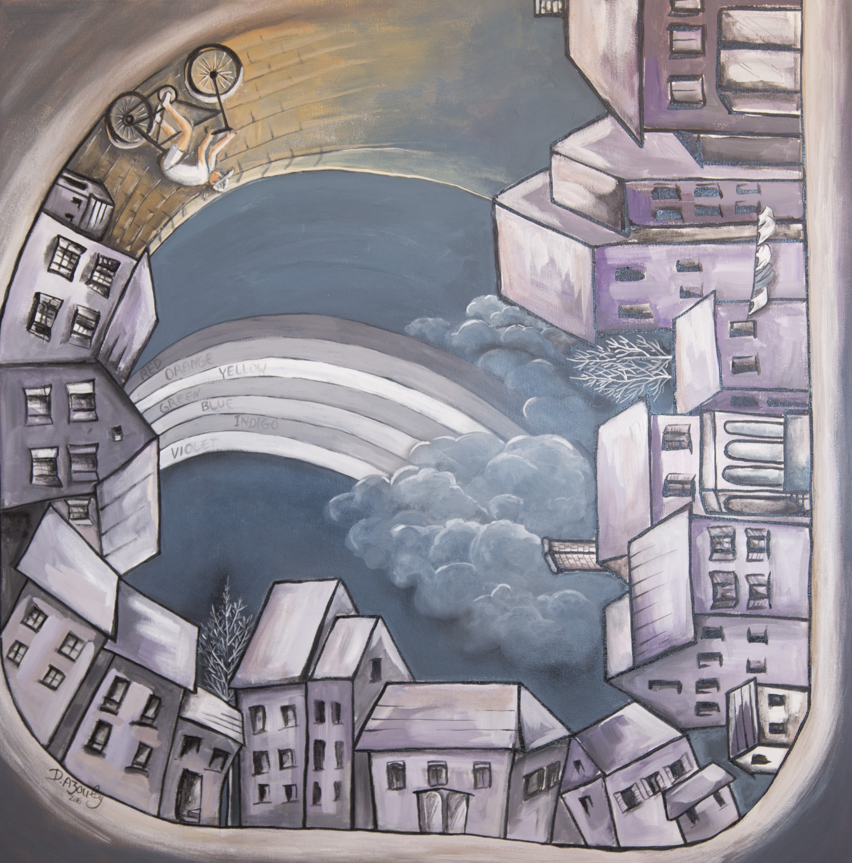 צבעי הדממה תערוכת מחווה לסיימון וגרפונקל by sigal aybes - Illustrated by אוצר: אבי אבנר - Ourboox.com