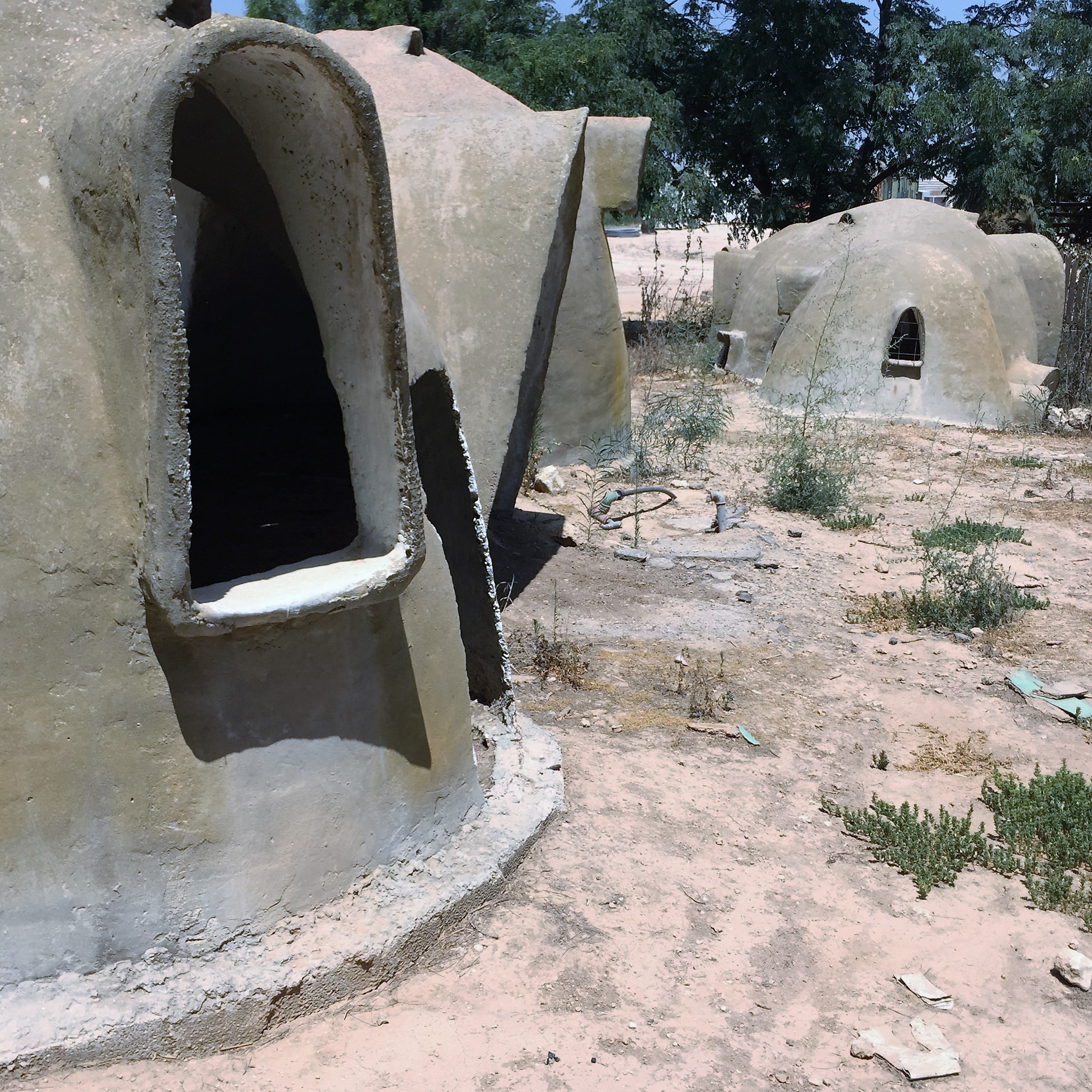 The Strange Huts at Dvira Ourboox