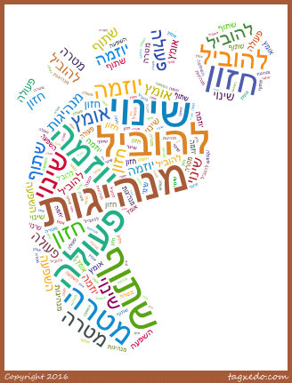 ענני מילים by ahuva polak - Illustrated by קבוצת מצוינות שפה - Ourboox.com