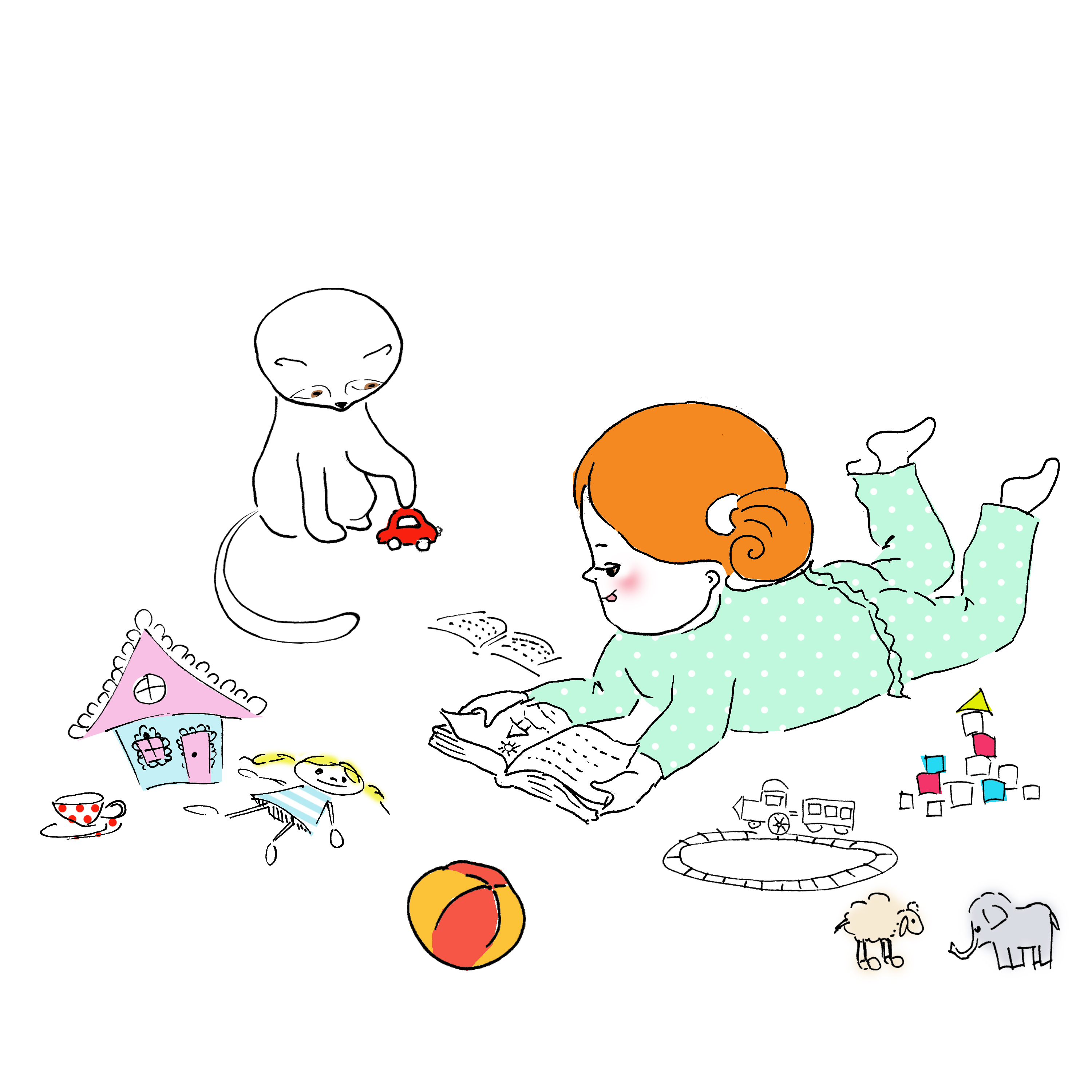 מימי&קיטי – 3 – הבית החדש של קיטי by Irena Brodeski - Illustrated by Irena Brodeski - Ourboox.com