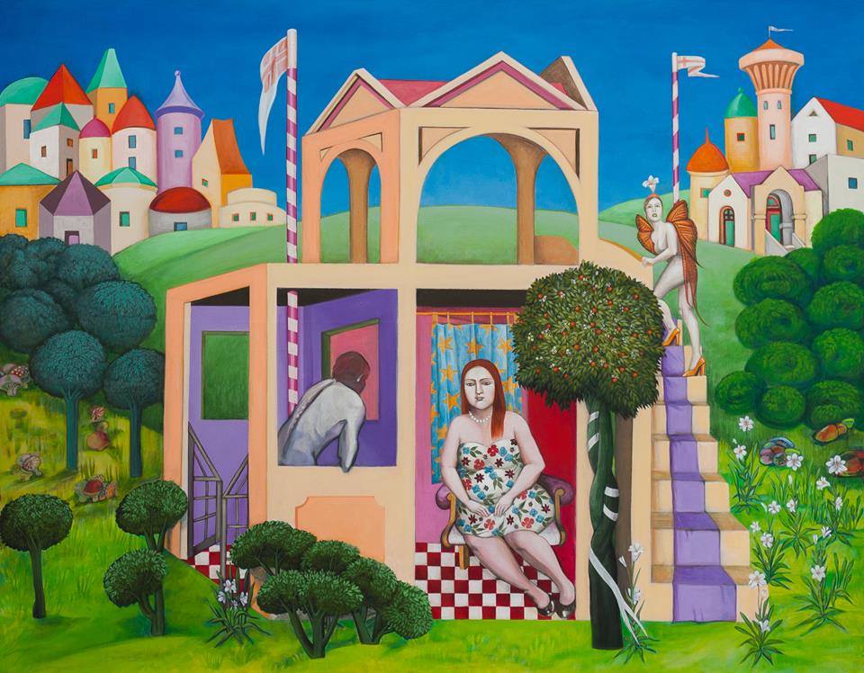 Katerina Tsamis Paints us a Beautiful World by Shuli Sapir-Nevo Photo and Motto - Illustrated by Paintings - Katerina Tsamis - Ourboox.com