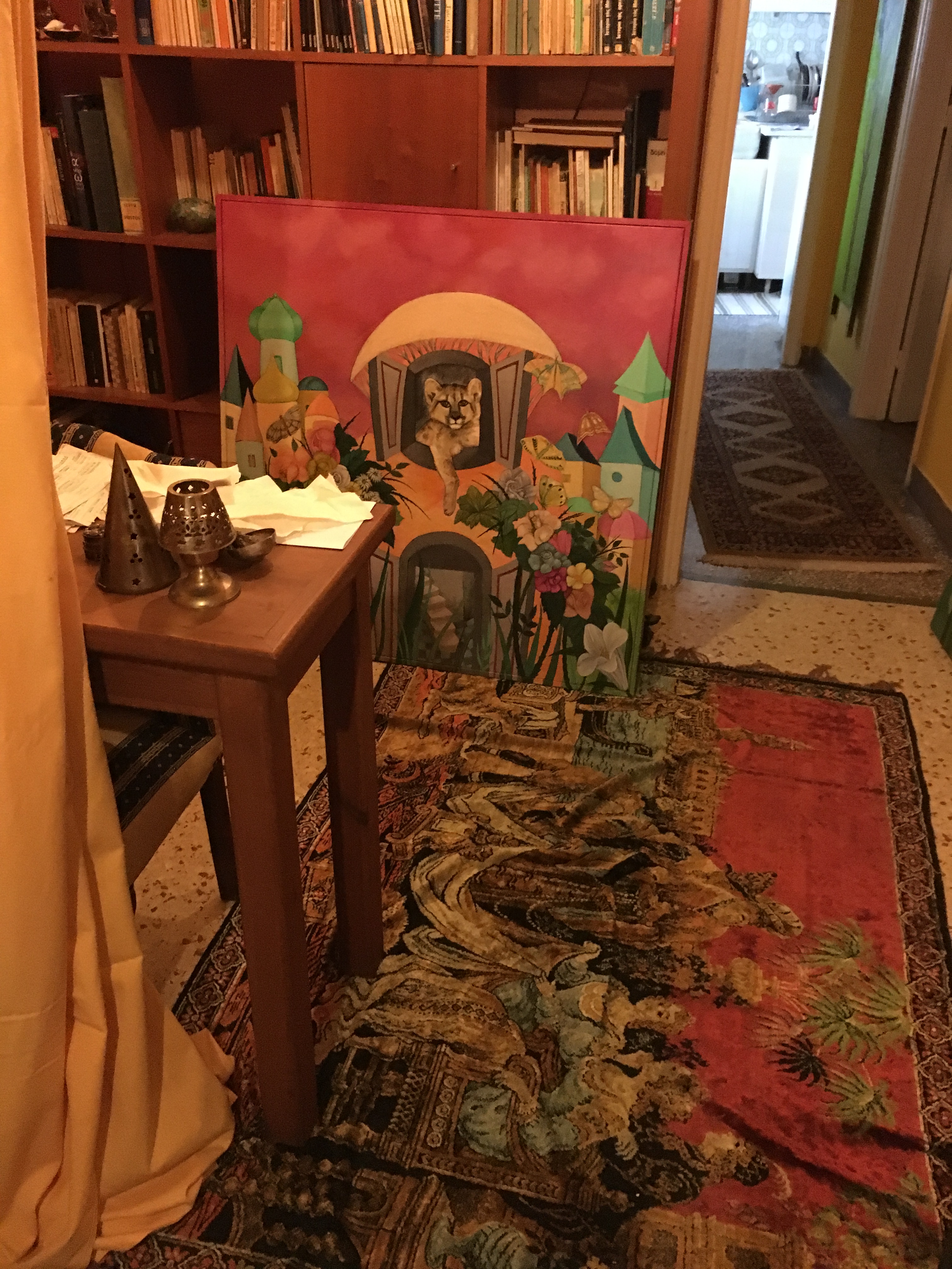 Katerina Tsamis Paints us a Beautiful World by Shuli Sapir-Nevo Photo and Motto - Illustrated by Paintings - Katerina Tsamis - Ourboox.com