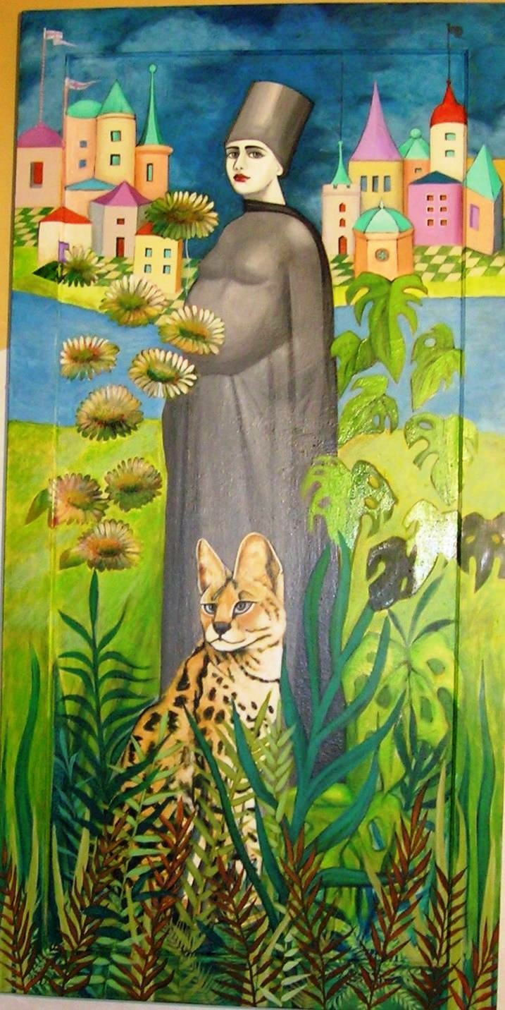 Katerina Tsamis Paints us a Beautiful World by Shuli Sapir-Nevo Photo and Motto - Illustrated by Paintings - Katerina Tsamis - Ourboox.com