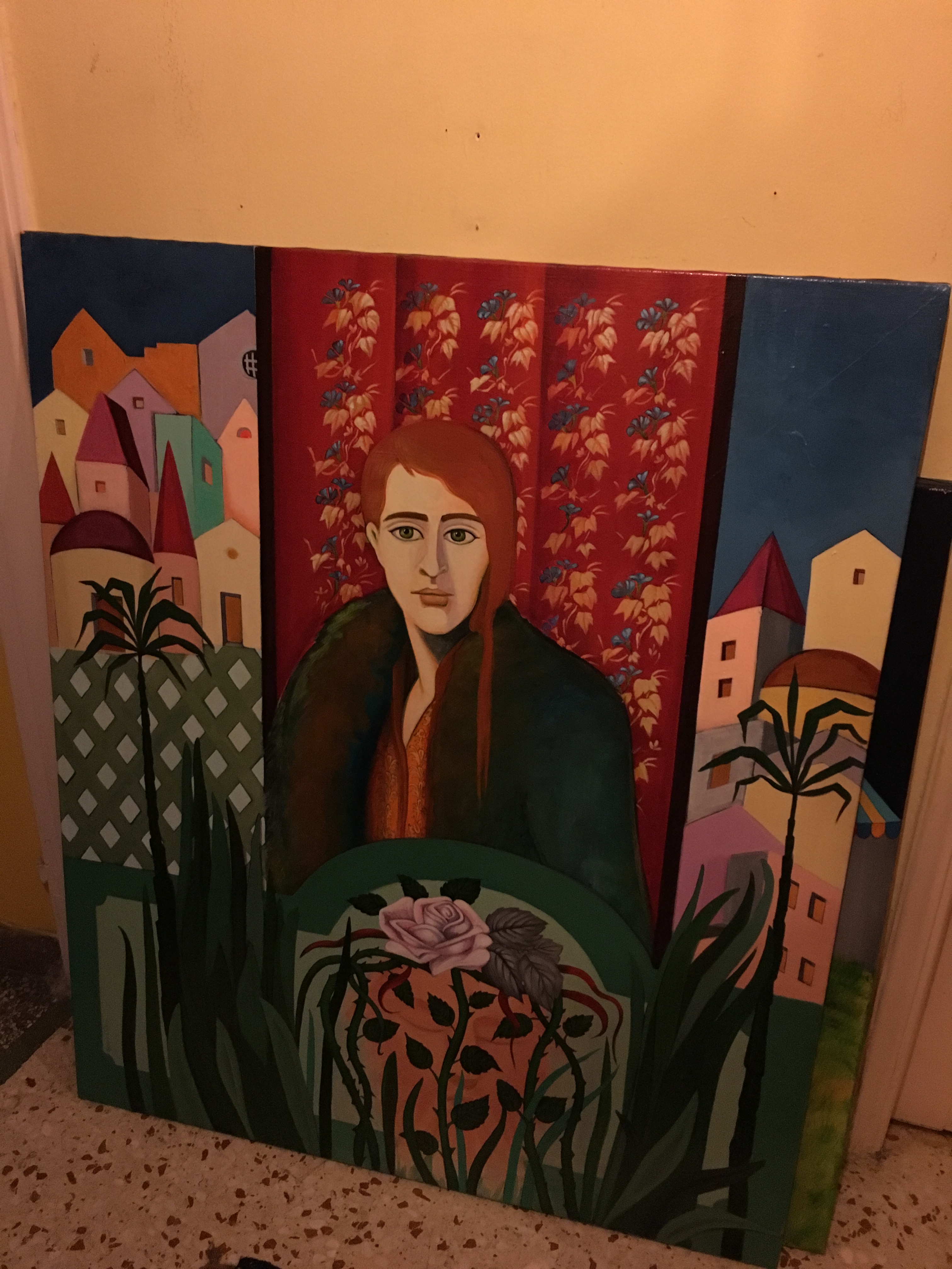 Katerina Tsamis Paints us a Beautiful World by Shuli Sapir-Nevo Photo and Motto - Illustrated by Paintings - Katerina Tsamis - Ourboox.com