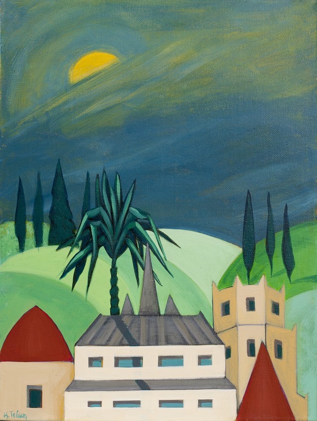 Katerina Tsamis Paints us a Beautiful World by Shuli Sapir-Nevo Photo and Motto - Illustrated by Paintings - Katerina Tsamis - Ourboox.com