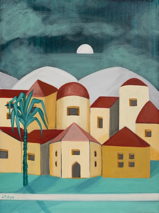 Katerina Tsamis Paints us a Beautiful World by Shuli Sapir-Nevo Photo and Motto - Illustrated by Paintings - Katerina Tsamis - Ourboox.com