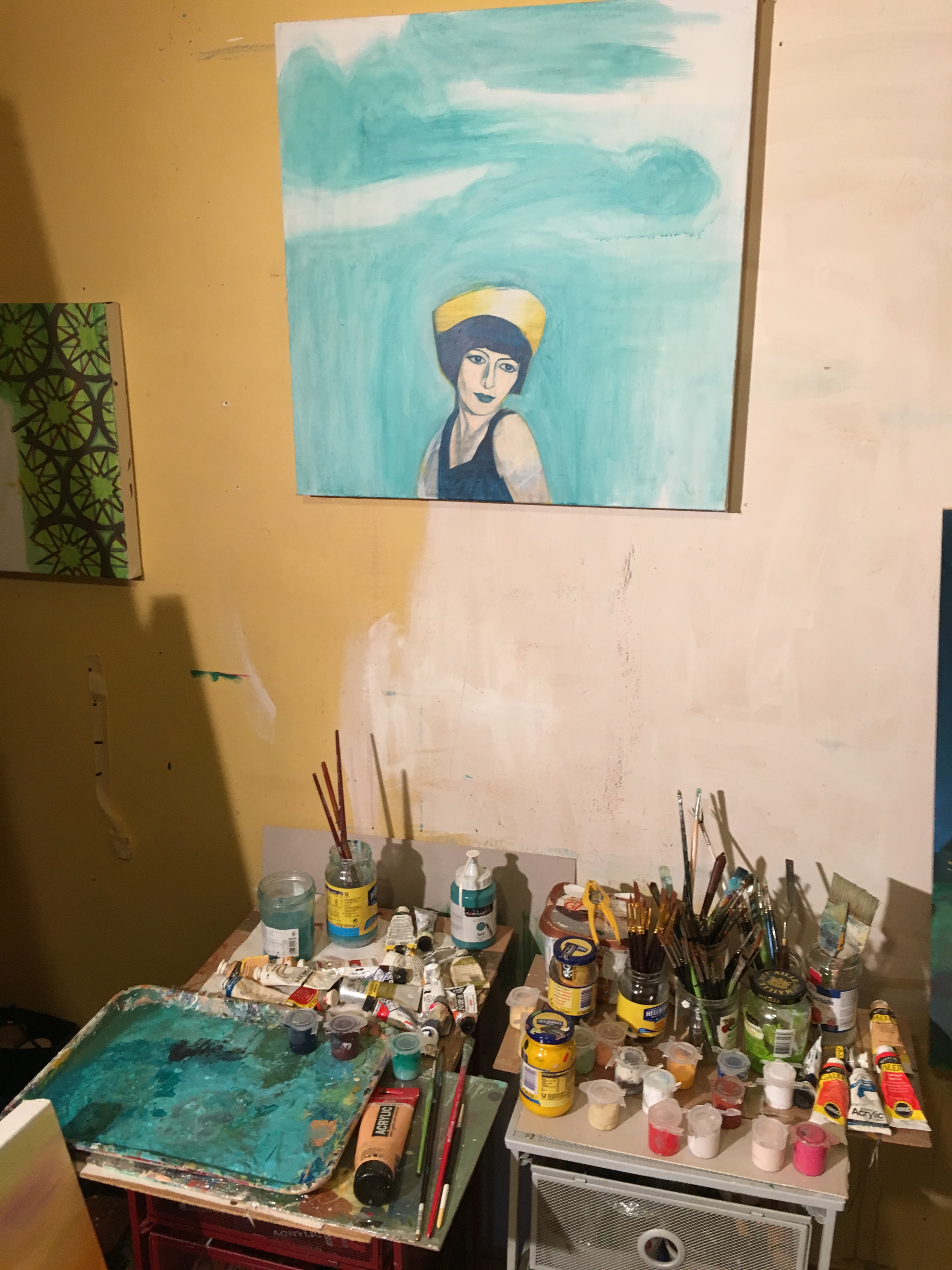 Katerina Tsamis Paints us a Beautiful World by Shuli Sapir-Nevo Photo and Motto - Illustrated by Paintings - Katerina Tsamis - Ourboox.com