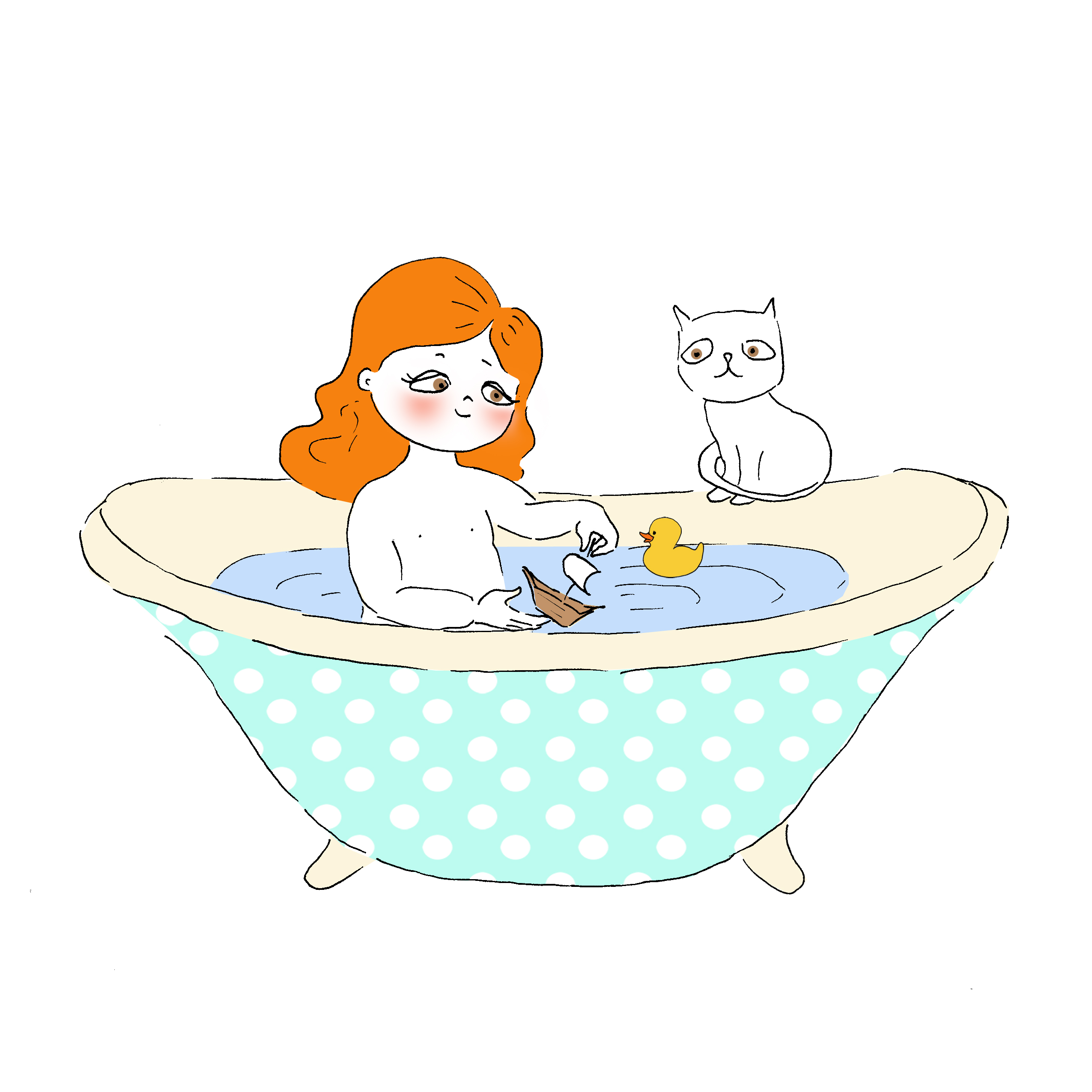 Мими&Китти – 7 – Китти учится плавать by Irena Brodeski - Illustrated by Irena Brodeski - Ourboox.com