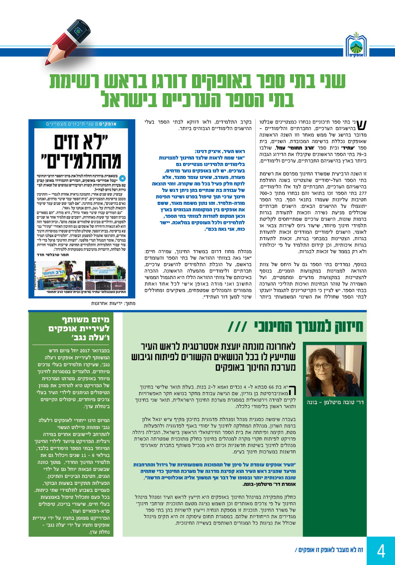 מעבר לאופק by להב"ה אופקים - Ourboox.com