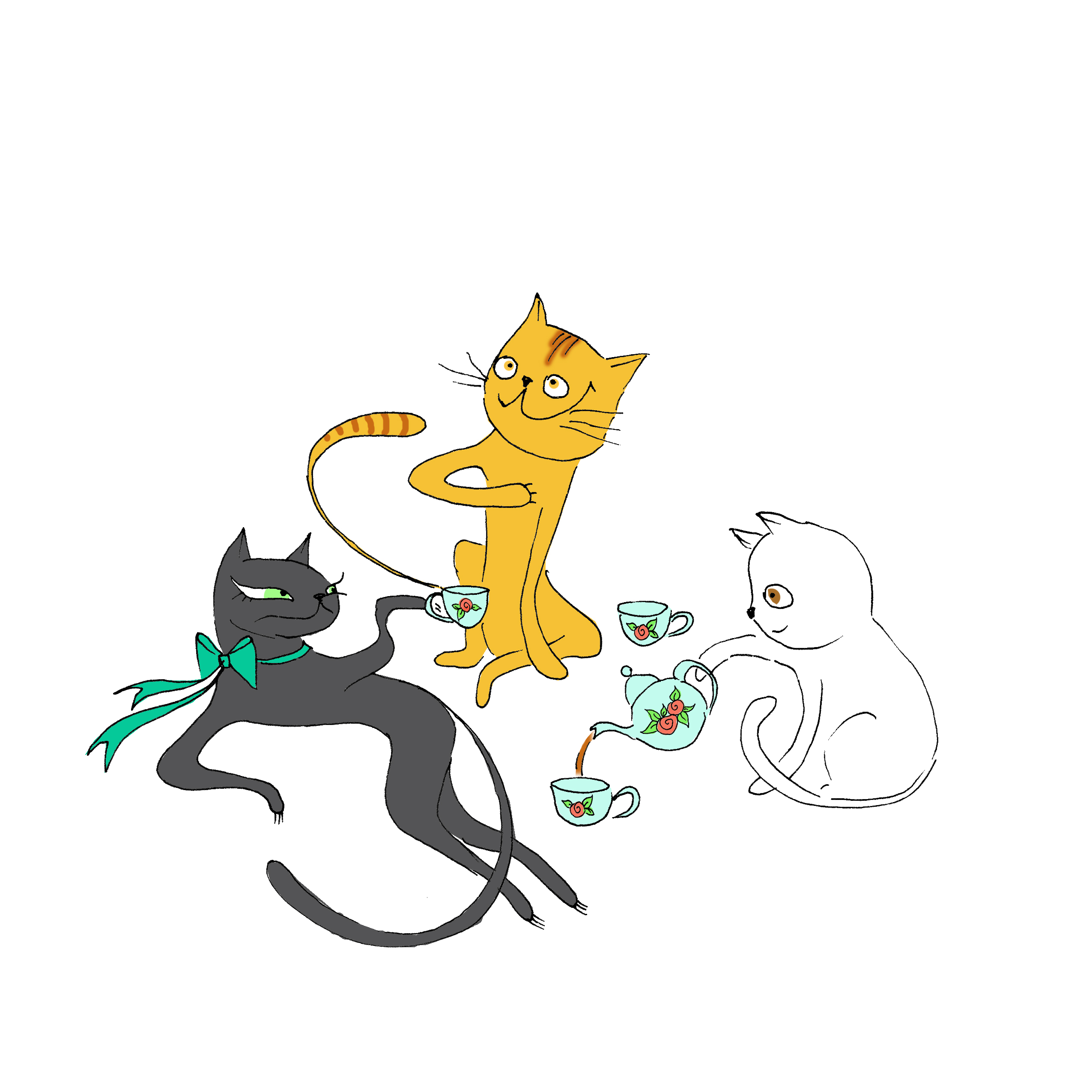 מימי&קיטי – 9 – מסיבת התה של קיטי by Irena Brodeski - Illustrated by Irena Brodeski - Ourboox.com