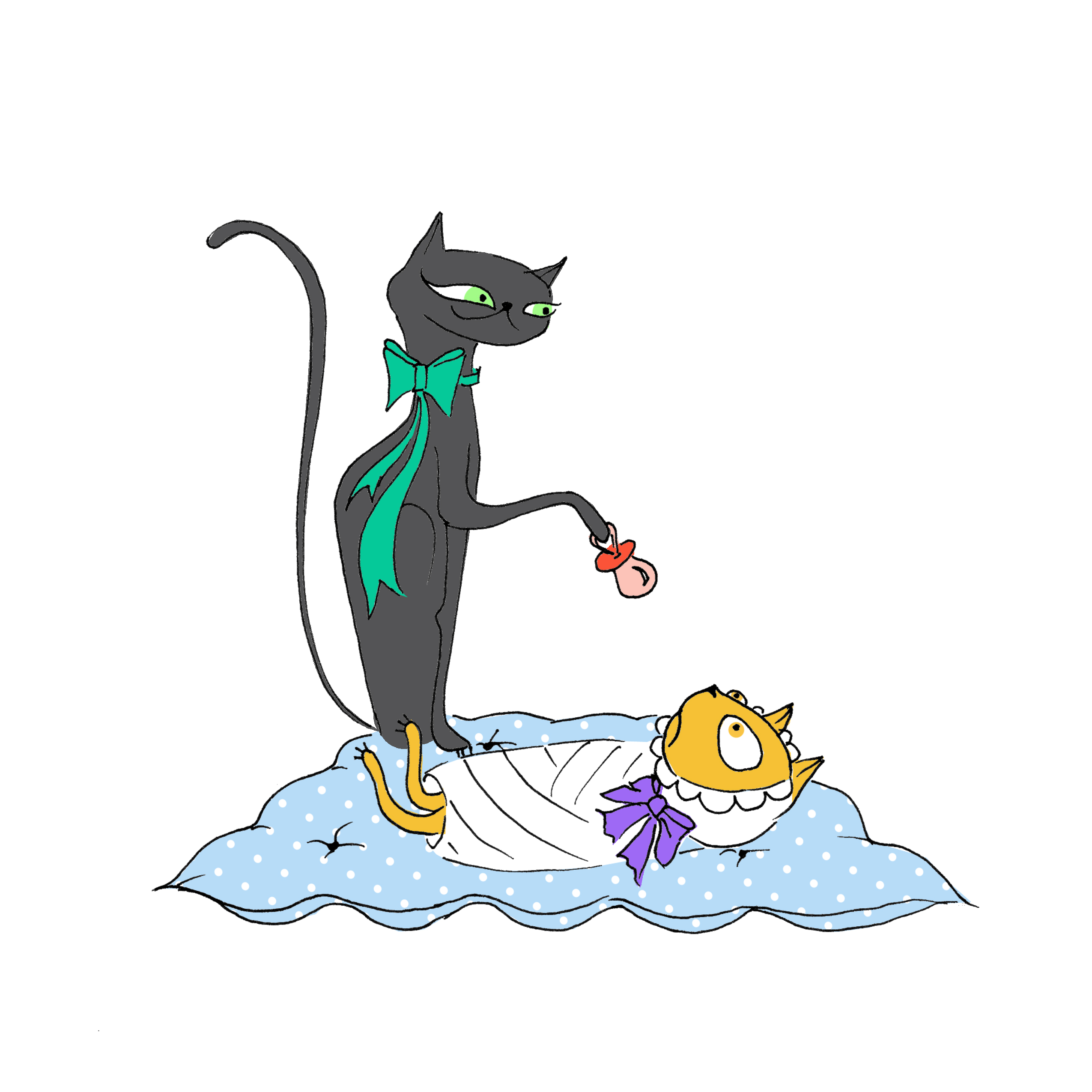 מימי&קיטי – 9 – מסיבת התה של קיטי by Irena Brodeski - Illustrated by Irena Brodeski - Ourboox.com