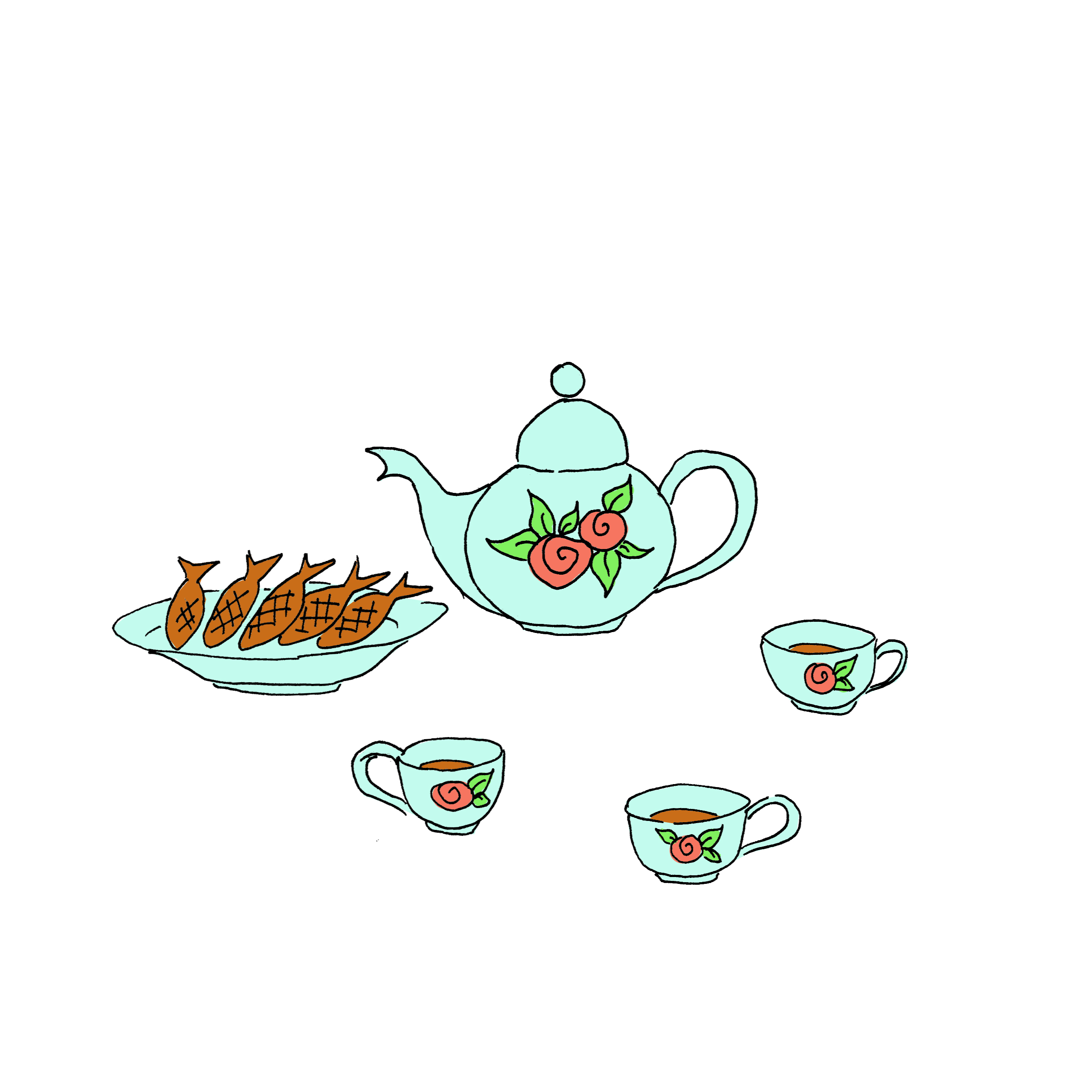 מימי&קיטי – 9 – מסיבת התה של קיטי by Irena Brodeski - Illustrated by Irena Brodeski - Ourboox.com