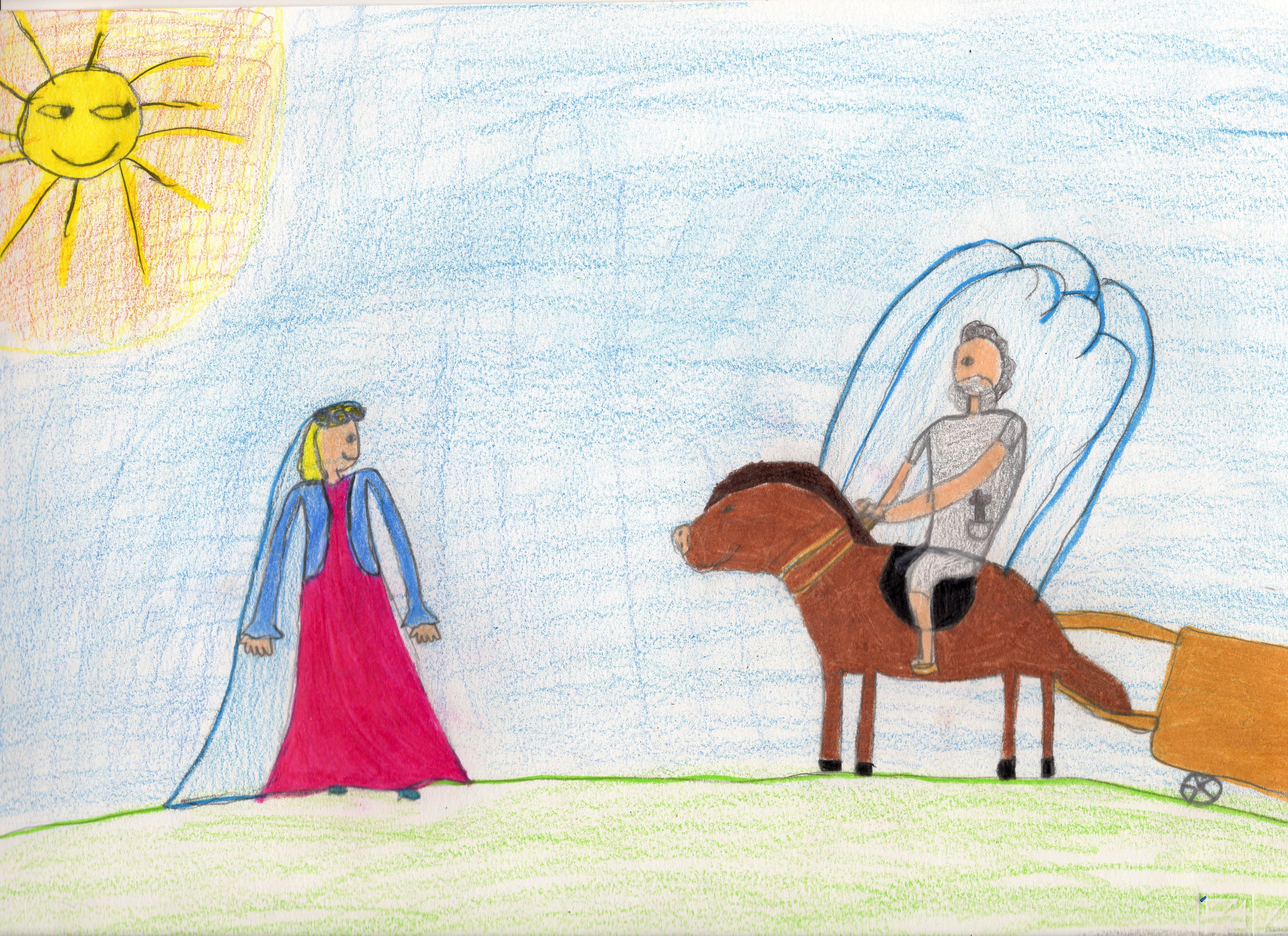 ADE E PERSEFONE by gina tullo - Illustrated by Classe terza sezione A - plesso di Ripalimosani - Ourboox.com