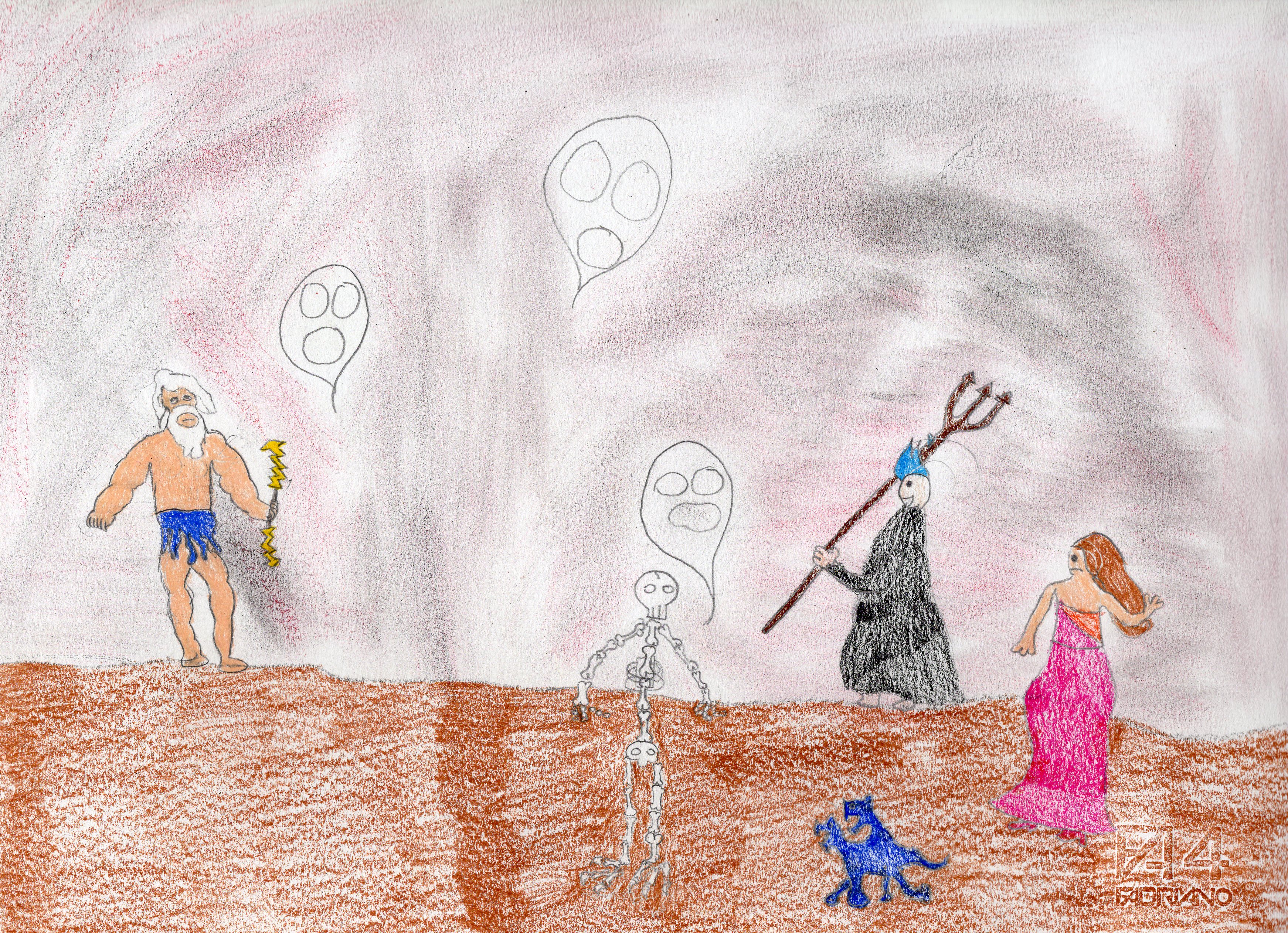 ADE E PERSEFONE by gina tullo - Illustrated by Classe terza sezione A - plesso di Ripalimosani - Ourboox.com
