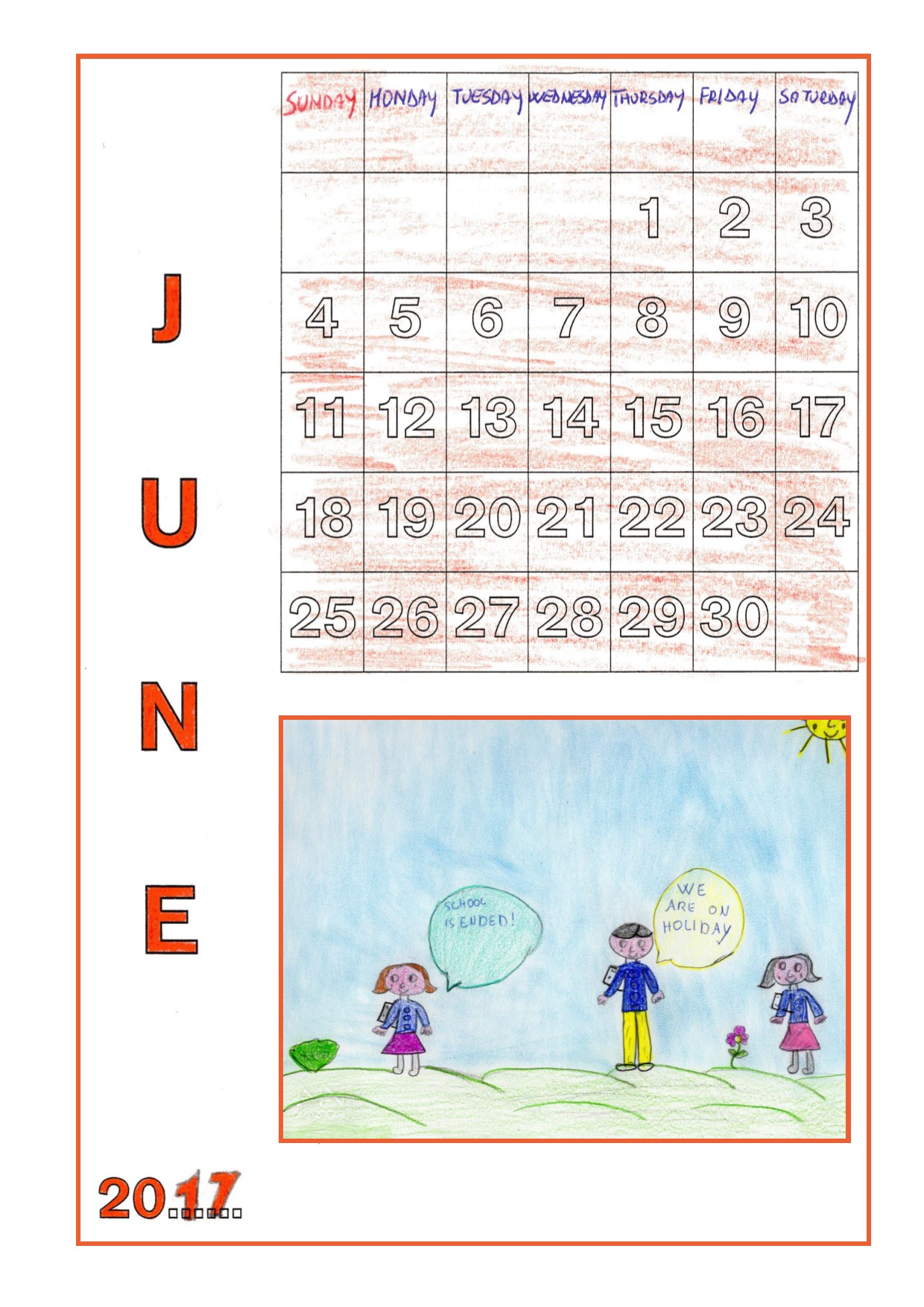 TIME GOES AND GOES by gina tullo - Illustrated by CLASSE TERZA SEZIONE A PLESSO DI RIPALIMOSANI - Ourboox.com