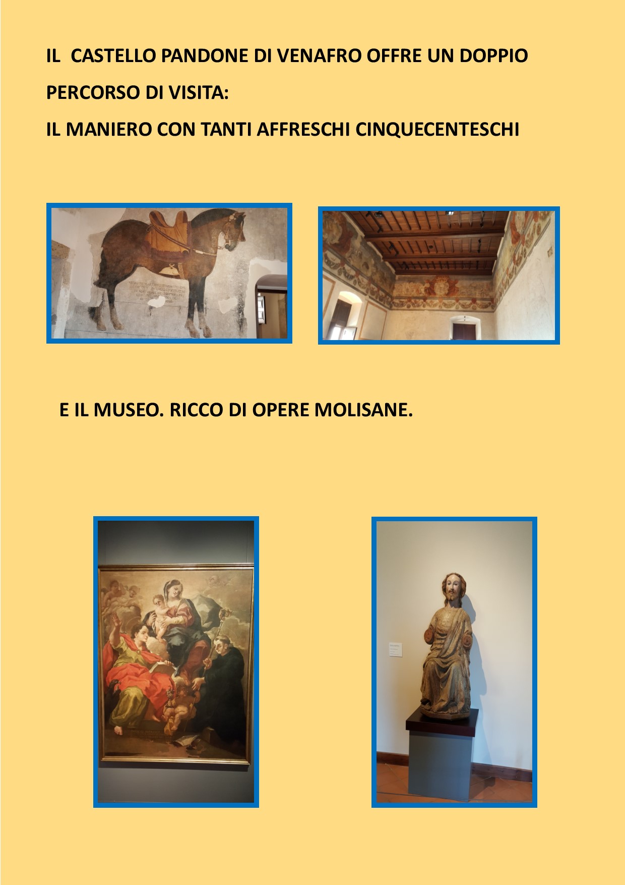 CASTELLO PANDONE DI VENAFRO E SITO PALEOLITICO “LA PINETA” DI ISERNIA by gina tullo - Illustrated by Alunni classe terza sezione A plesso di Ripalimosani - Ourboox.com