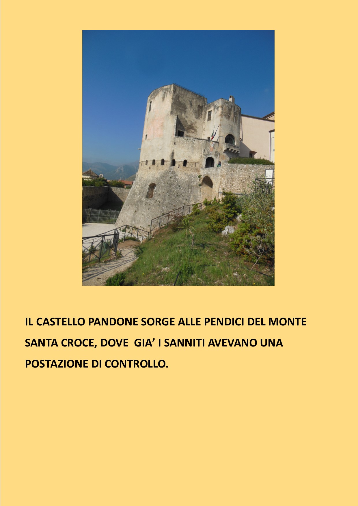 CASTELLO PANDONE DI VENAFRO E SITO PALEOLITICO “LA PINETA” DI ISERNIA by gina tullo - Illustrated by Alunni classe terza sezione A plesso di Ripalimosani - Ourboox.com