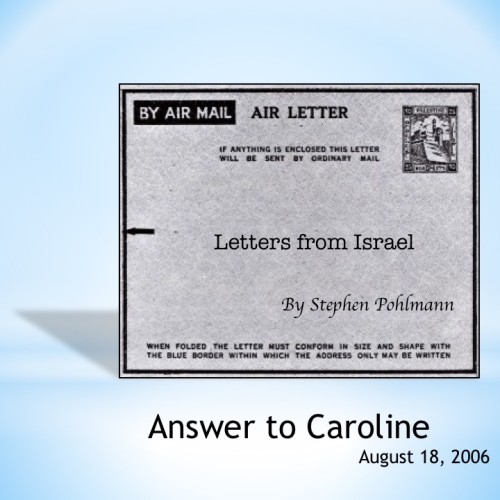 # 67 – Answer to Caroline by Stephen Pohlmann - Ourboox.com # 67 – Answer to Caroline by Stephen Pohlmann - Ourboox.com