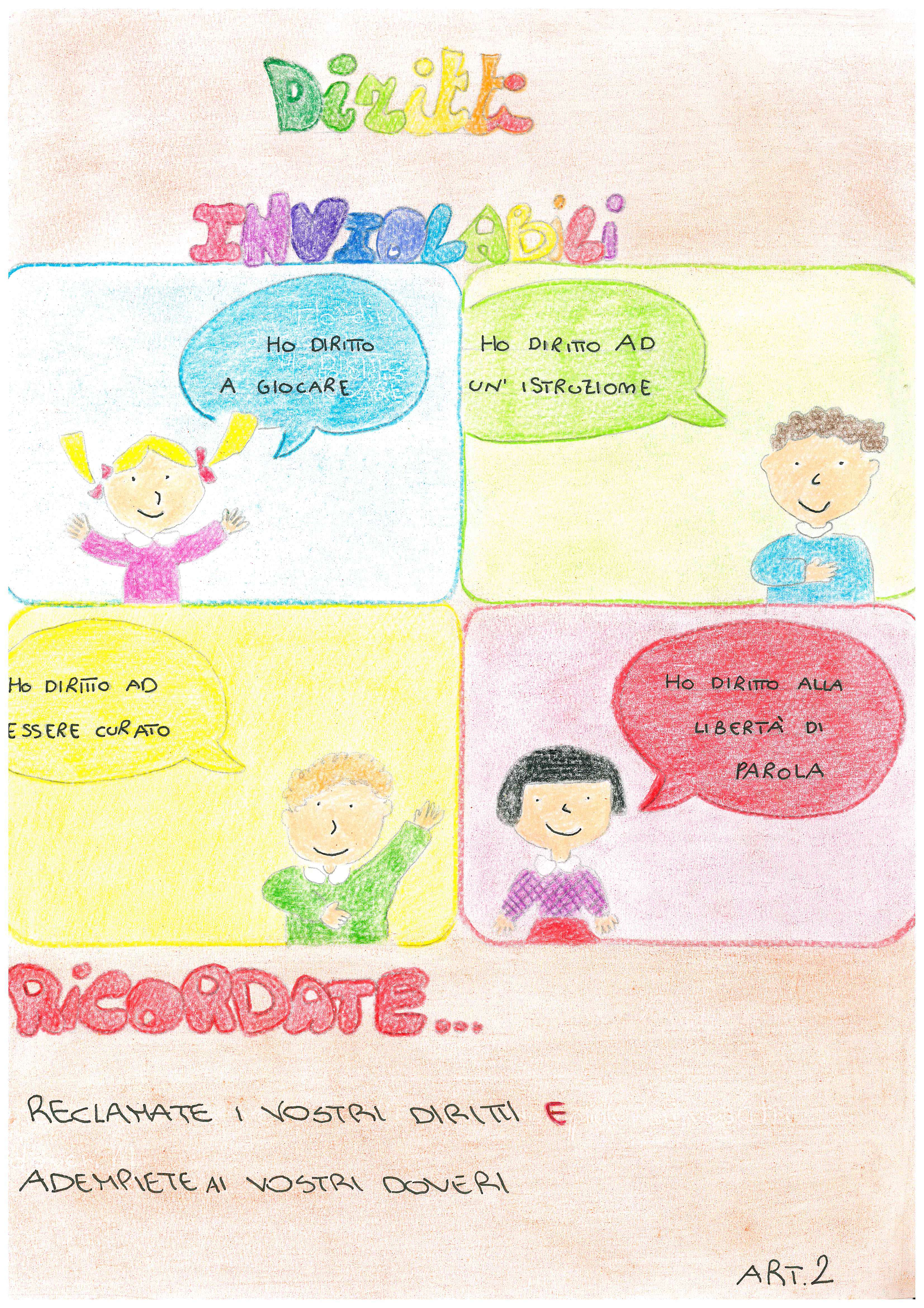 VIVERE INSIEME by maestra emy - Illustrated by Team dell'innovazione digitale dell'I.C. Nunzio Nasi di Trapani - Ourboox.com