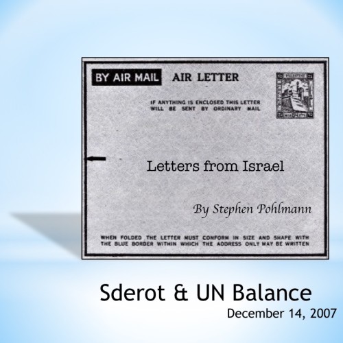 # 88 – Sderot & UN Balance by Stephen Pohlmann - Ourboox.com # 88 – Sderot & UN Balance by Stephen Pohlmann - Ourboox.com