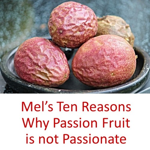 Mel's Ten Reasons Why Passion Fruit is not Passionate Ourboox