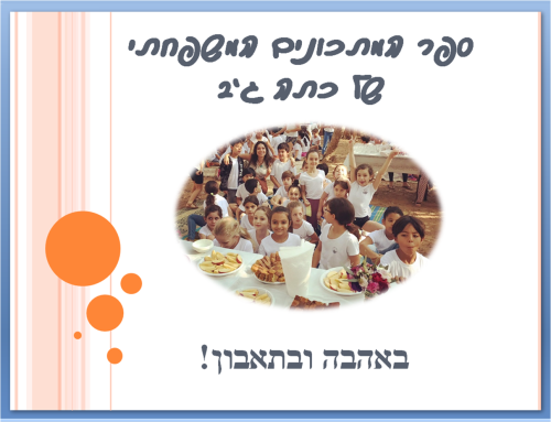 ספר המתכונים המשפחתי של כתה ג’ 2 by lior kropero - Ourboox.com ספר המתכונים המשפחתי של כתה ג’ 2 by lior kropero - Ourboox.com