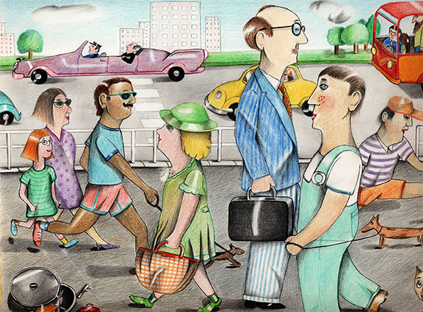 זכרונות ממאדים 1959 by Joseph Hirsch - Illustrated by Joseph Hirsch - יוסי הירש - Ourboox.com