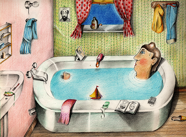 זכרונות ממאדים 1959 by Joseph Hirsch - Illustrated by Joseph Hirsch - יוסי הירש - Ourboox.com