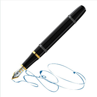 Fountain Pen writing Fountain Pen writing