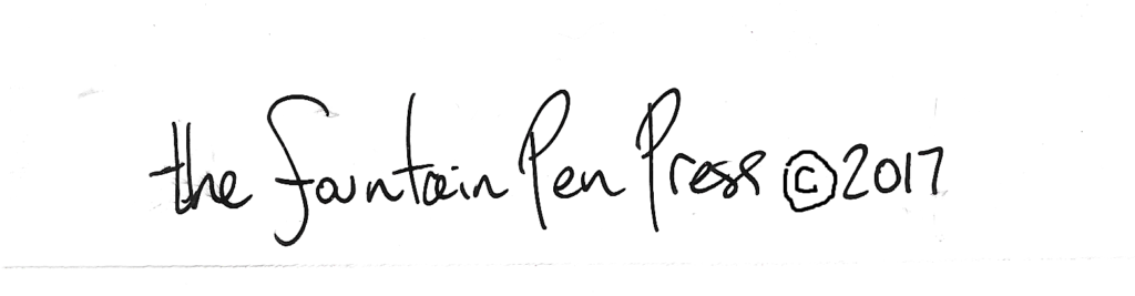 fountain pen press signature