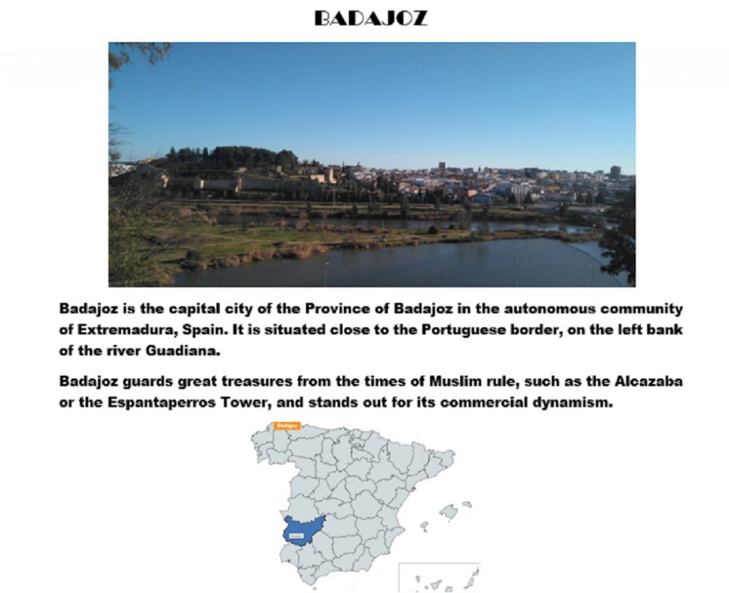 TEAM 1 ETwinnersTown Project BADAJOZ by eTwinnersTown - Illustrated by TEAM 1 - Ourboox.com