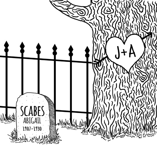 Abigail Scabes by Nick Baker - Illustrated by Sadie Giraud - Ourboox.com