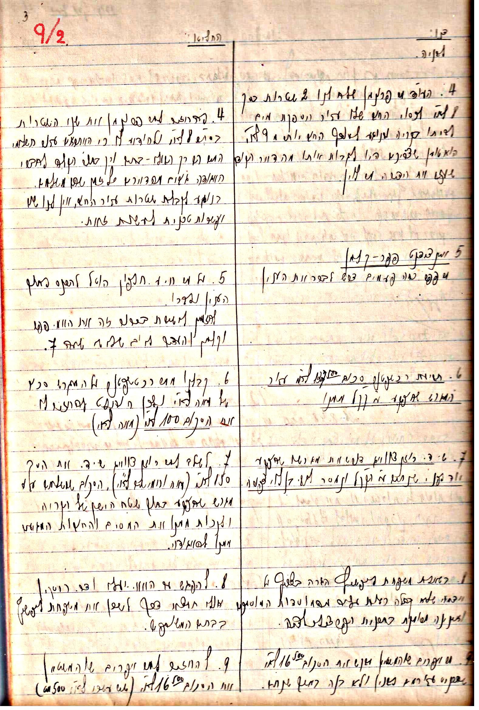 פרוטוקולים 3 – הנהלה – 23.11.54 – 22.8.48 by riki deri - Illustrated by מוזיאון בית גרושקביץ - Ourboox.com