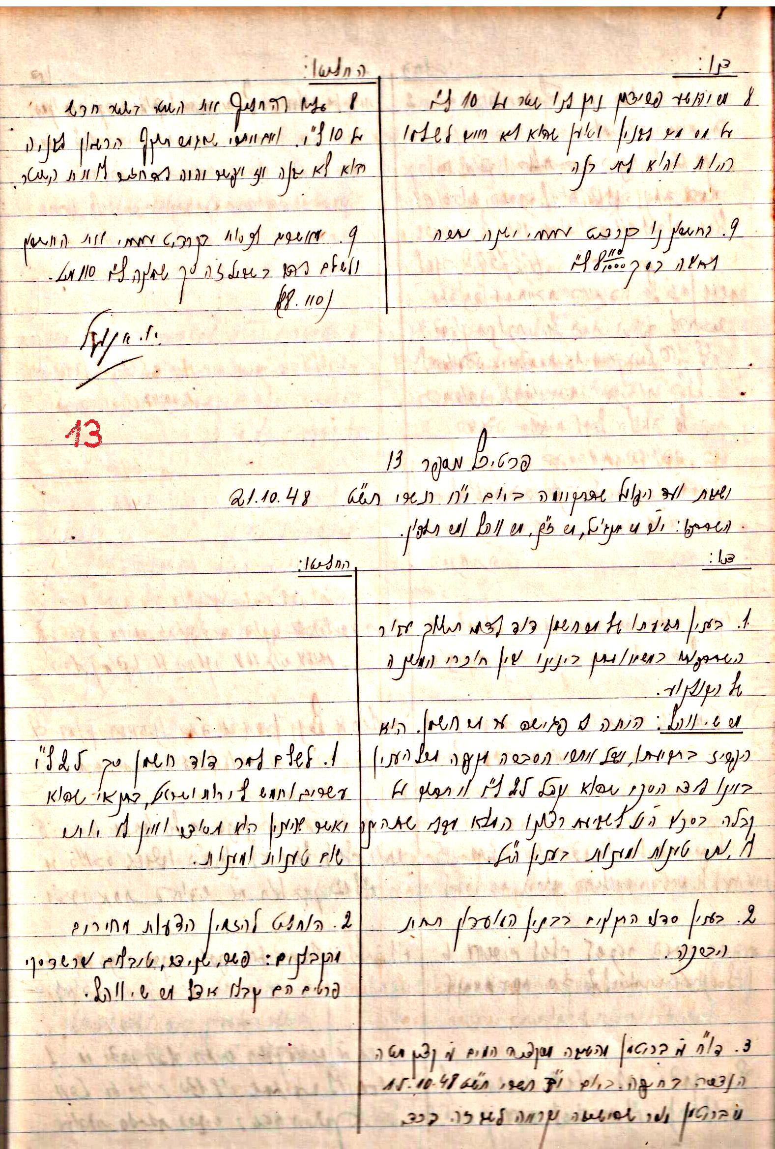 פרוטוקולים 3 – הנהלה – 23.11.54 – 22.8.48 by riki deri - Illustrated by מוזיאון בית גרושקביץ - Ourboox.com