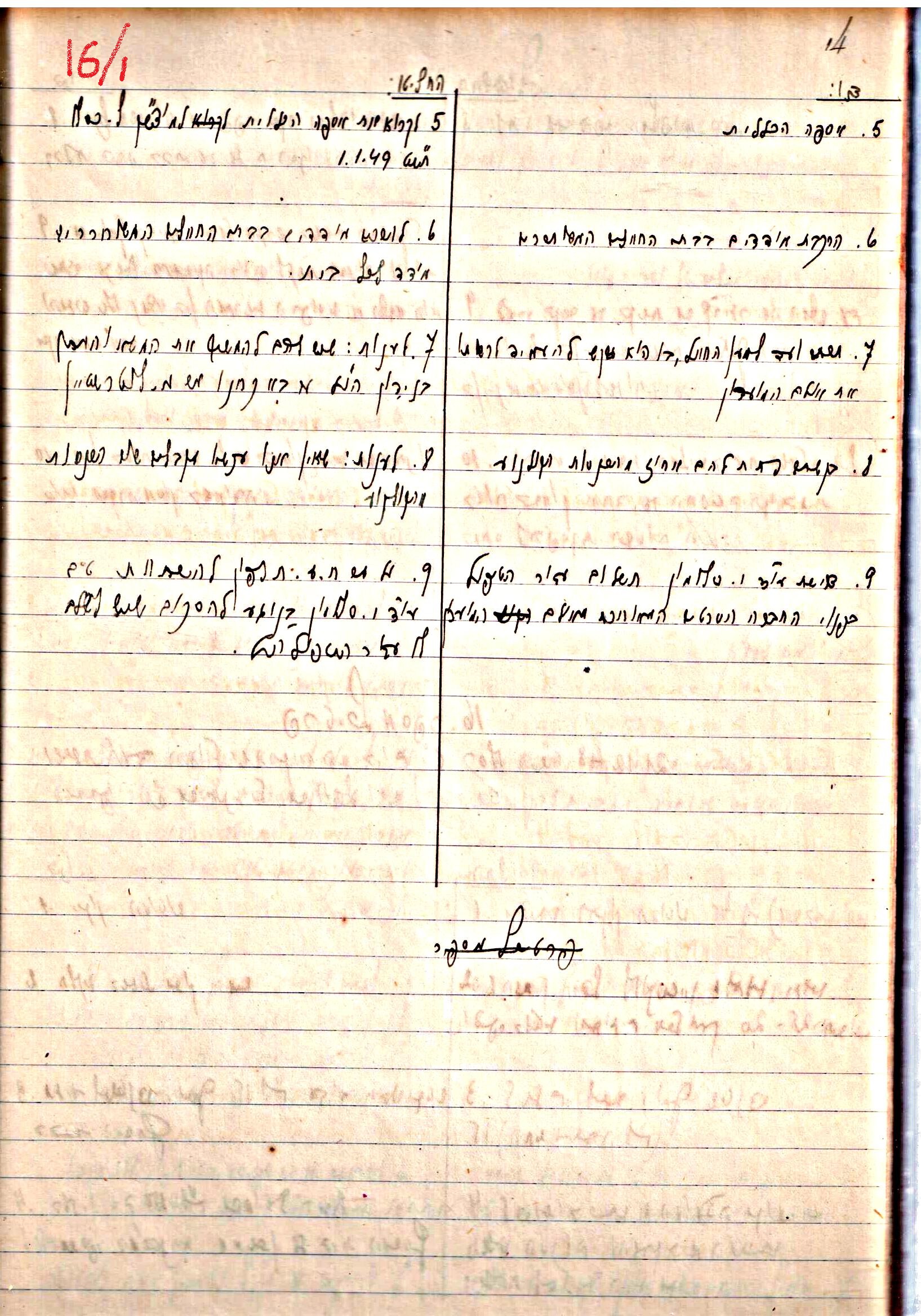 פרוטוקולים 3 – הנהלה – 23.11.54 – 22.8.48 by riki deri - Illustrated by מוזיאון בית גרושקביץ - Ourboox.com