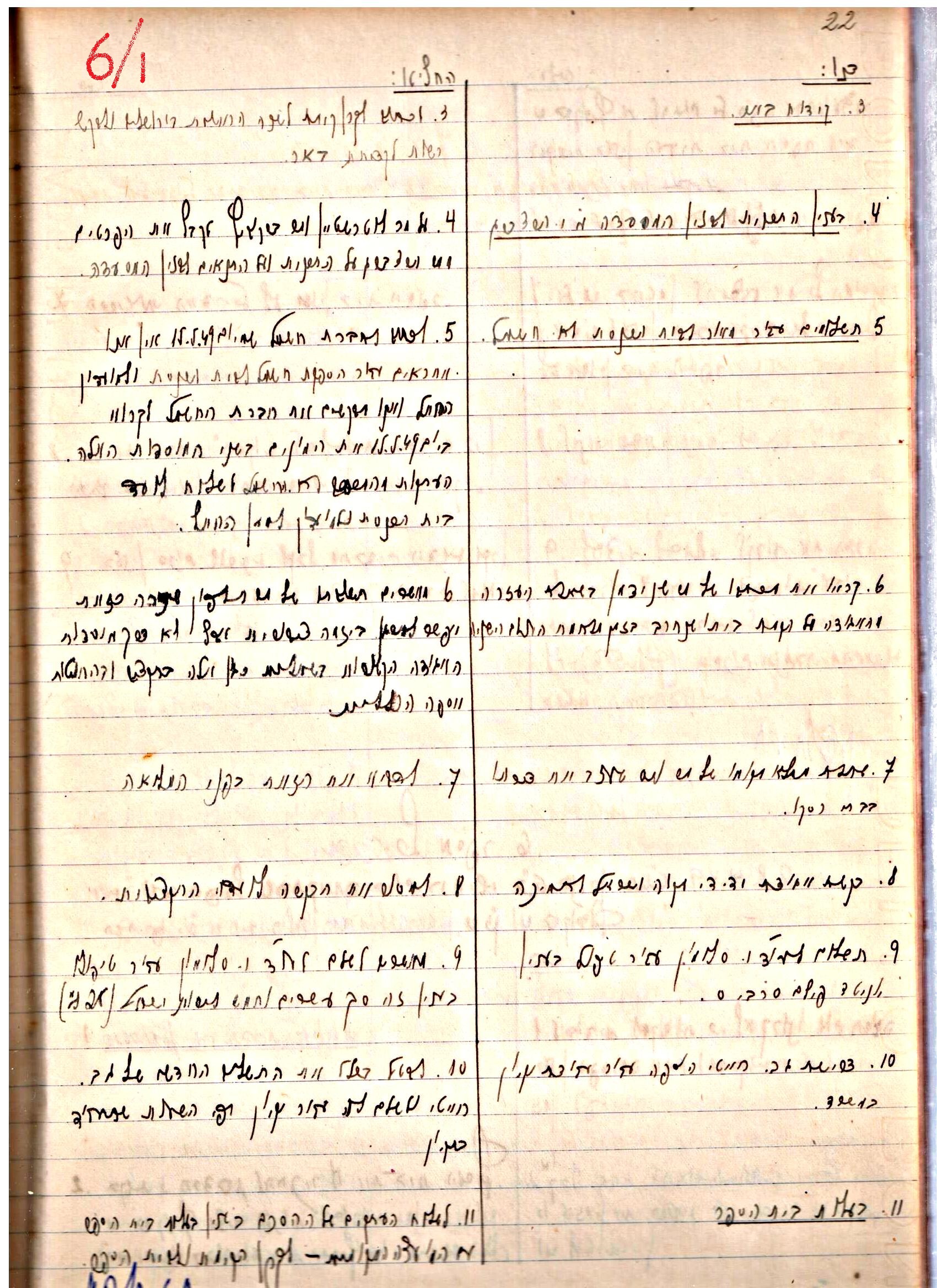 פרוטוקולים 3 – הנהלה – 23.11.54 – 22.8.48 by riki deri - Illustrated by מוזיאון בית גרושקביץ - Ourboox.com