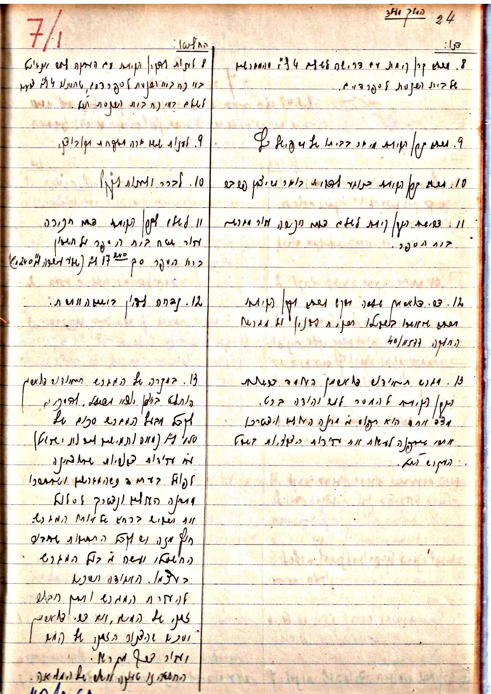 פרוטוקולים 3 – הנהלה – 23.11.54 – 22.8.48 by riki deri - Illustrated by מוזיאון בית גרושקביץ - Ourboox.com